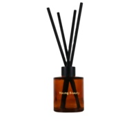 Vente en gros de flacons en verre cylindriques vides de 100 ml pour diffuseur de roseaux d'aromathérapie, flacons de parfum d'huile aromatique, flacons de diffuseur de parfum