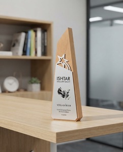 Best Budget-Friendly Acrylic & <b>Wooden</b> Trophies with Custom Engraving Transparent Design-Creative Style Awards for Events & Gifts - Product Image 1