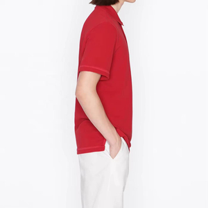 เสื้อโปโลผู้ชายแบบใหม่ล่าสุด ลายเรียบ สำหรับใส่กิจกรรมกลางแจ้ง พร้อมโลโก้สั่งทำได้ ราคาสมเหตุสมผล มีไซส์ใหญ่พิเศษ ปรับแต่งได้ - Product Image 4