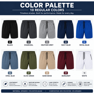 Pantalones Cortos de Senderismo Ligeros para Hombre, Corte Regular, Transpirables, para Trekking, Camping, con Logotipo Personalizado - Product Image 4