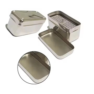 Caja de esterilización Waldent premium con 72 orificios, organizador de limas endodónticas de acero inoxidable reutilizable y autoclavable, y caja de esterilización Waldent. - Product Image 2