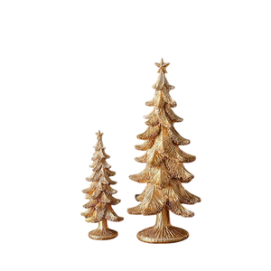 Hammered Metal Christmas <b>Tree</b> Tabletop Decor Silver Pine <b>Tree</b> Showpiece Xmas Figurine <b>With</b> Wooden Base - Product Image 4