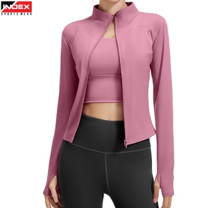 Chaqueta de Yoga de Alta Calidad para Mujer, Ligera, Transpirable, para Entrenamiento, Deportes, Fitness, Running, con Capucha, Ropa Deportiva - Product Image 1