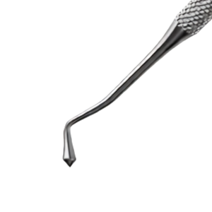 Brûleur à cône manuel # Instrument dentaire de restauration à double extrémité 21B en acier inoxydable avec manche solide pour composite et amalgame - Product Image 4