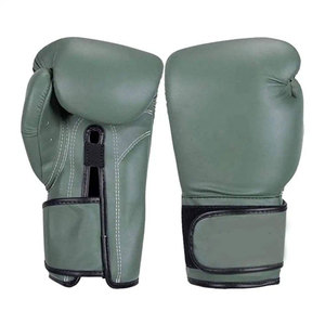 ถุงมือชกมวยหนัง Econex Sports สำหรับผู้ใหญ่ ฝึกซ้อม พร้อมสายรัดข้อมือปรับได้ สีเขียว 1 คู่ - Product Image 3