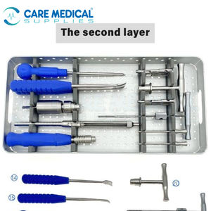 Ensemble d'instruments chirurgicaux orthopédiques, pinces de maintien osseux en acier inoxydable chirurgical allemand, autoclavables, fournitures médicales - Product Image 4