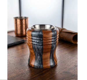 Quemador de Incienso de Resina y Madera Hecho a Mano, Verde Marmoleado, Soporte de Aromaterapia para el Hogar, Espacio Religioso, Fragancia - Product Image 2