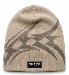Bonnet tricoté unisexe 100 % acrylique personnalisé avec logo, bonnet d'hiver à revers, bonnet en tricot OEM pour l'extérieur – Vente chaude - Product Image 6