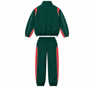 Conjunto Deportivo Estampado para Mujer, Chaqueta de Manga Larga y Pantalones hasta el Tobillo con Cintura Ajustable, Corte Regular para Otoño, Estilo Casual - Product Image 2