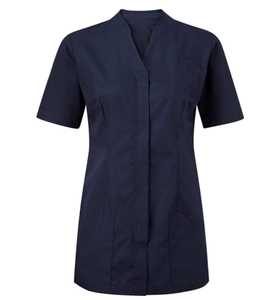 Camisa Túnica Ligera Clásica Personalizada para Mujer, Uniforme de Hospital para Damas del Sector Salud, Blusa de Trabajo para Salón de Belleza - Product Image 3