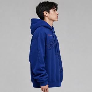 Sudadera con capucha extragrande para hombre de alta calidad, corte holgado y relajado para un estilo moderno, uso diario y actividades al aire libre. - Product Image 4