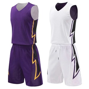 Conjunto de Uniformes de Baloncesto Reversibles para Hombre Adulto 2026, Trajes Deportivos Transpirables de Doble Cara para Equipo - Product Image 2