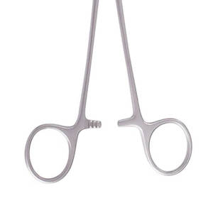 Pinzas Quirúrgicas para Control de Vasos Sanguíneos, Instrumento de Acero Inoxidable de 18 cm, Pinzas Hemostáticas Jacobson Curvas, Instrumento Médico - Product Image 5