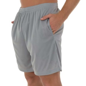 Shorts en laine gris pour homme, taille mi-haute élastique avec poches, respirant, imperméable, style décontracté et urbain - Product Image 2