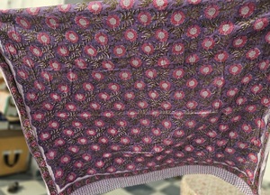 Sarong en coton imprimé à la main, paréo floral, couverture de plage bohème pour femme, 100% coton - Product Image 2