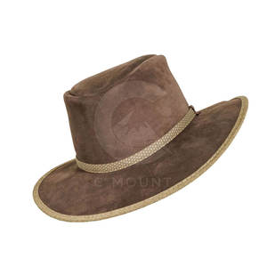 Sombrero de Vaquero Occidental al por Mayor, Sombrero de Vaquero de Fieltro de Ala Ancha, Estilo Clásico Campestre, Sombrero de Vaquero de Moda para Exteriores, Proveedor a Granel - Product Image 2