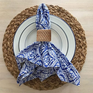 Anneaux de serviette en rotin tressé pour restaurants, personnalisables, style bohème naturel, à bas prix - Product Image 4