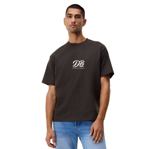 T-shirt Homme Coupe Décontractée en Coton Épais, Col Rond, Style Streetwear Décontracté, Logo Personnalisé, Vente en Gros, Fabricant de Vêtements en Vrac - Product Image 1