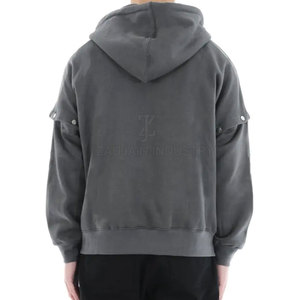 Sudadera con capucha de alta calidad con mangas desmontables, ropa de moda, sudaderas con capucha para hombre, colección de ropa al por mayor, venta en línea - Product Image 6