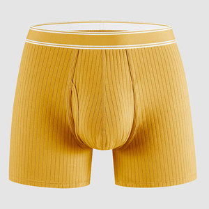 Private Label <b>Custom</b> Cotton Fabric Men <b>Boxer</b> Rib Stretch Waistband Breathable Knit Material Bulk Order Ready - Product Image 1