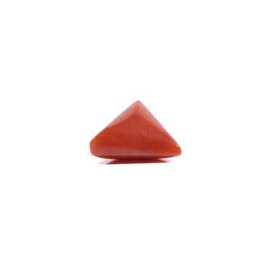 Natural Red Coral Oval Cabochon 5.7 Carat Loose Gemstone for Fine Jewelry - Product Image 3