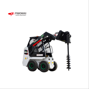 Mini 4x4 bánh xe tải với phía trước và backhoe 2 tấn đánh giá tải EPA máy kéo nhỏ vật lộn theo dõi Skid loader Mini Skid Steer loader - Product Image 4