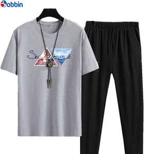 Conjunto Deportivo para Hombre, Verano, Simple, Suave, Cómodo, Nuevo Estilo, Venta Caliente, Casual, Elegante, a la Moda, Deportivo, Manga Corta, 2 Piezas - Product Image 6