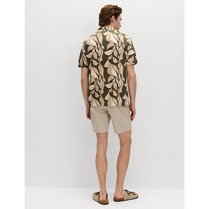 Premium Pure Cotton Floral Pattern <b>Half</b> Sleeve <b>Shirt</b> for Men Comfortable Tropical Holiday Casual Outfit - Product Image 3