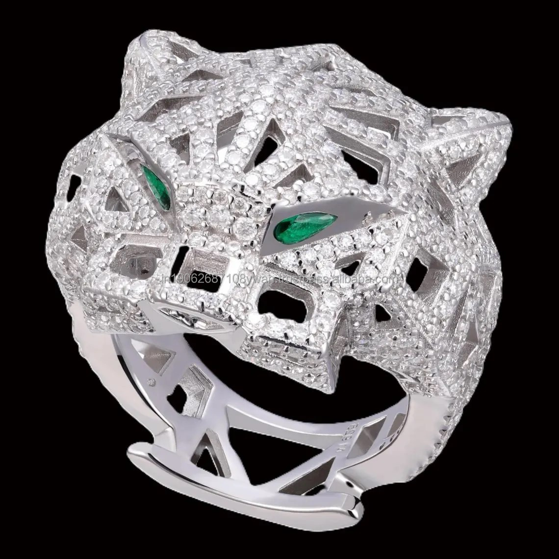Panther Diamond Rings Elegant and Durable Jewelry
