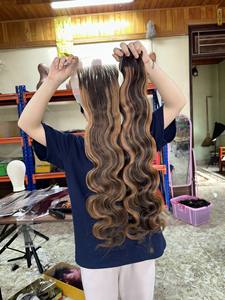 Paquets Body Wave Mix Color Brown Super Double Bundles 12A Grade Cheveux humains vietnamiens pour femmes noires Styles - Product Image 5