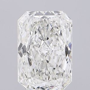 Diamant de laboratoire CVD de 3,02 ct, G VVS2, taille excellente, taille rectangulaire à facettes, brillant modifié, certifié IGI - Product Image 1