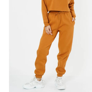 Pantalon de survêtement pour femme, coupe droite, respirant, 100 % coton, écologique, coupe-vent, taille élastique, style décontracté, idéal pour l'hiver - Product Image 3