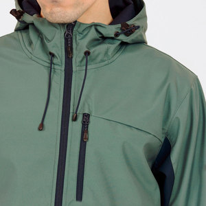 High Quality <b>Fleece</b> Softshell <b>Jackets</b> Men Hooded Bonded Winter Waterproof Windbreaker Outdoor Coat Multi-Pocket <b>Jacket</b> - Product Image 6