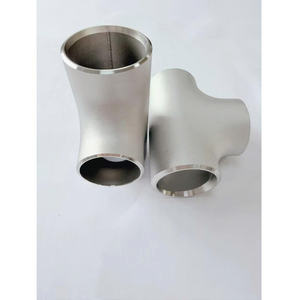 Raccord de tuyauterie de haute qualité en acier inoxydable ASME B16.9 A SA403, té réducteur sans soudure à courbure ronde - Product Image 2