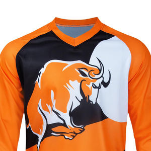 Jersey de Ciclismo de Montaña MTB Transpirable para Hombre, Diseño OEM, con Impresión Personalizada por Transferencia de Calor 2026 - Product Image 3