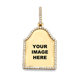 Hip Hop Jewelry Iced Out Custom VVS Moissanite Pendant Custom Photo Picture Pendant Memorial Pendant Pass Diamond <b>Tester</b> - Product Image 2