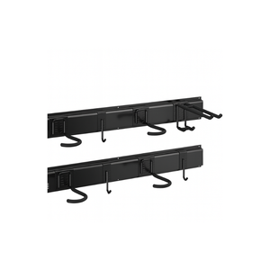 Steel Bike Hook Rail <b>Storage</b> System Wall Mounted Bicycle <b>Rack</b> Heavy Duty Holder Space Saving <b>Garage</b> Organizer GAPGAR010 - Product Image 1
