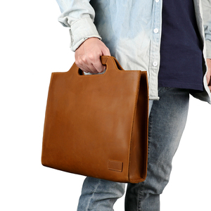 Maletín de cuero con compartimento para zapatos, bolsa de viaje con cierre de cremallera, maletín para portátil negro, maletín de negocios con múltiples bolsillos. - Product Image 6