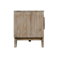 Meuble TV en bois de haute qualité de la collection SOHO, 1 porte, 3 tiroirs, nouveau design, meubles de salon, bois massif en chêne/pin/acacia