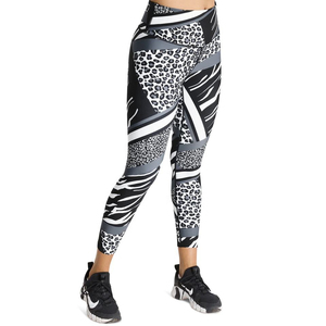 OEM Custom Mid Waist Women's Workout <b>Leggings</b> Soft Bag Stretchy Gym Jogging Pants Solid <b>Pattern</b> Knitted Quick Dry Yoga <b>Leggings</b> - Product Image 3