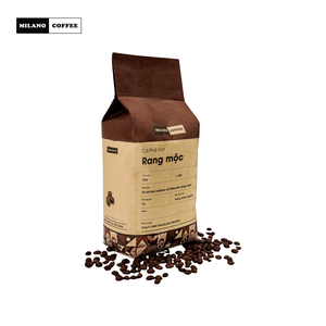 กาแฟมิลาโน่ ฟูลซิตี้ คั่วอ่อน ผสมอาราบิก้าและโรบัสต้า สำหรับทำเอสเพรสโซ จากเวียดนาม บรรจุถุง ขายส่ง - Product Image 1