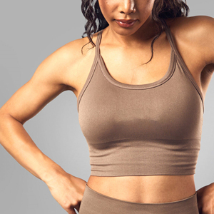 Custom Women's Fitness Sports <b>Bra</b> Seamless Stretch Gym <b>Bra</b> High Support Activewear Wholesale - Product Image 5
