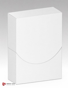 White Eco-Friendly <b>Foldable</b> Cube Gift <b>Box</b> with Clear Window Mug Display and Custom Print - Product Image 5