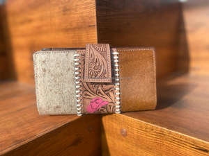 Nuevo bolso de mano de cuero de piel de vaca con herramientas reales occidentales para mujer, bolso de mano de cuero de piel con herramientas elegantes, conjuntos de trío con soporte para cajero automático multiusos - Product Image 2