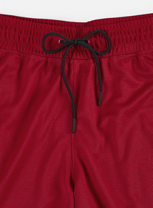 Shorts de sport haut de gamme en maille écologique à taille haute, respirants, séchage rapide, légers, unis, 100 % polyester, sublimation personnalisée - Product Image 3
