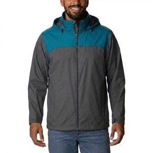 Unisex <b>Men's</b> Two Tone Hooded Performance Windbreaker <b>Jacket</b> <b>Lightweight</b> Full Zip Outdoor Hiking Travel <b>Rain</b> Shell - Product Image 5