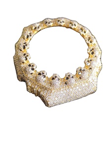 Kit de Modificación de Caja de Reloj de Acero Inoxidable con Incrustaciones de Diamantes, Forma Octogonal, Estilo Urbano, Colección de Relojes de Moda - Product Image 4