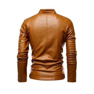 Top Selling Brown <b>Mens</b> <b>Leather</b> <b>Jacket</b> Hot Selling 100% Genuine <b>Leather</b> <b>Jacket</b> <b>Leather</b> Fashion <b>Jackets</b> - Product Image 3