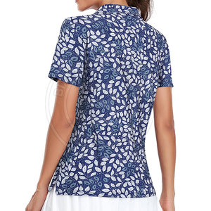 เสื้อโปโลกอล์ฟผู้หญิงสไตล์ลำลองสวมใส่สบาย ผลิตจากผ้าเนื้อนุ่ม ระบายอากาศได้ดี ยืดหยุ่นได้ ราคาพิเศษ - Product Image 3