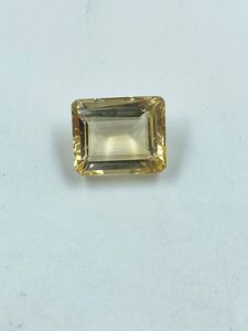 Pierre précieuse naturelle Citrine de qualité supérieure, taille baguette, qualité supérieure, 5,75 carats, 10x12 mm - Product Image 5